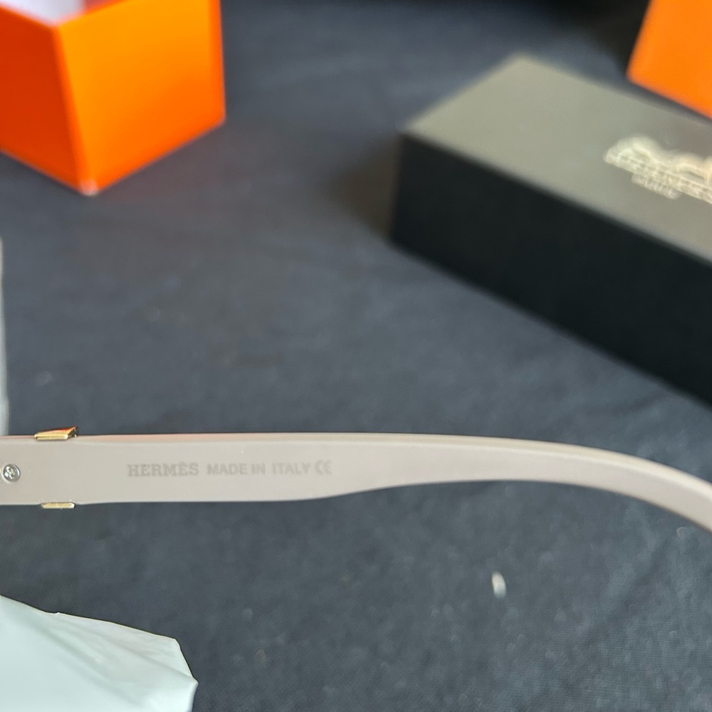 Herms Gradient Brown Square Sunglasses - image 7